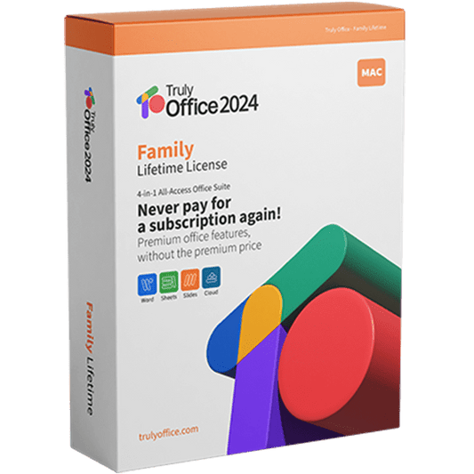 Truly Office Software Truly Office 2024 Family for Mac
